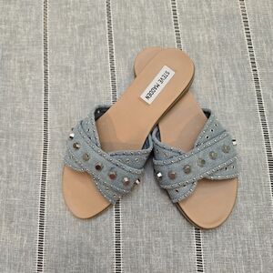 Steve Madden Kayra Sandal Women’s 7.5 Denim